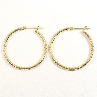 C&A Unbranded (14K) Hoop Earrings (Pre-Owned)