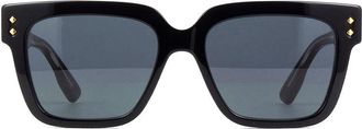 Gucci GG1084S001 Square Frame Sunglasses - Black