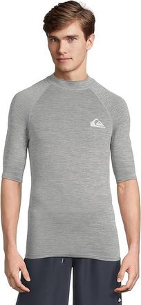 Quiksilver Everyday Upf50 Shorts Sleeve Surf T-Shirts Mens Swimwear Smoked Grey Heather : 2XL, Polyester/Spandex