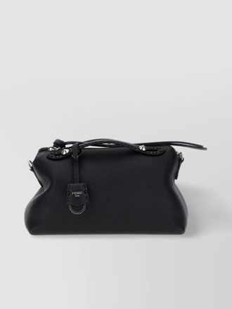 Fendi medium textured top handle shoulder bag