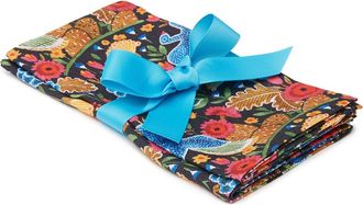 La DoubleJ Large Napkins Set Of 2 (45X45) Colombo Piccolo Black Multicolor in Colombo Black Multicolor at Nordstrom