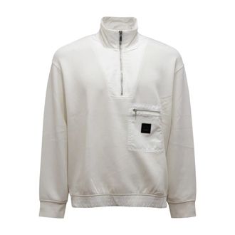 Armani Heren, Sweatshirts & Hoodies, Wit, Maat: S Jersey