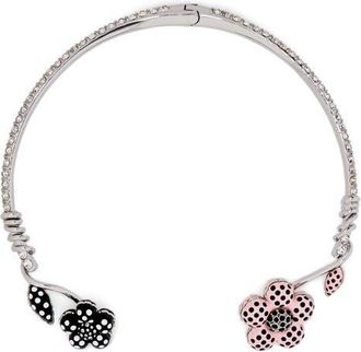 Marc Jacobs Dots Daisy Collar Necklace in Silver/peach at Nordstrom