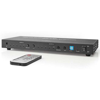 Nedis Switch Matrix Hdmi 4x 2 Puertos Ports 4 En