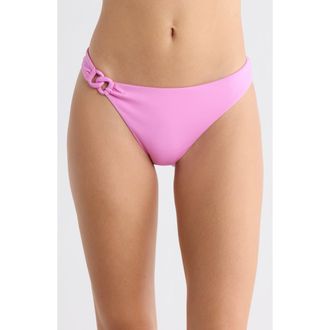 Vitamin A Luxe Link Bikini Bottoms in Bubblegum at Nordstrom Rack, Size X-Large