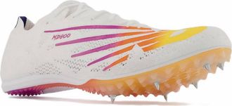 New Balance Womens Track Spike Shoes In White Orange Purple