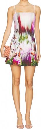 SIMKHAI Judie Mini Dress In Sorbet Motion Blur