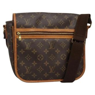 Louis Vuitton Tweedehands Canvas Louis Vuitton tassen - Dames - Pre-owned - Bruin - Maat: ONE Size Leer
