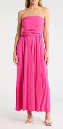 West K ei Strapless Dress in Hot Pink at Nordstrom Rack, Size X-Small