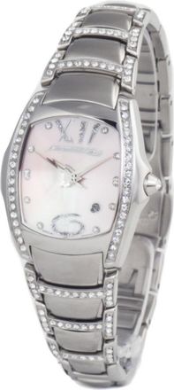 Chronotech Womens Diamond Watch Ct7896ss17mac - Light Grey Silver Steel - One Size
