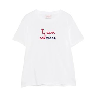 MC2 Saint Barth T-Shirts, female, White, Size: S Emilie T-Shirt