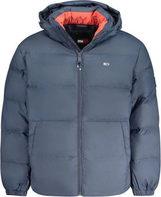 Tommy Hilfiger Long Sleeve Jacket - Heren - Winterjassen - Blauw - XL - Polyester - Jassen