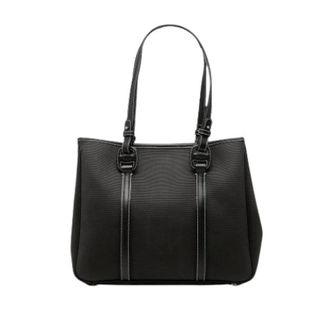 Ferragamo Bolso Tote Pre-owned de Lona - Pre-owned - Mujer - Negro - ONE SIZE