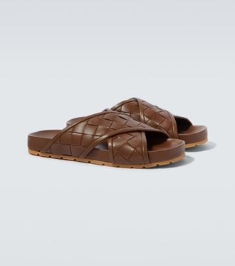 Bottega Veneta Tarik Intrecciato leather sandals