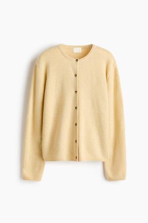 H&M Loose-fit cardigan in Light Yellow at Nordstrom, Size Xx-Small