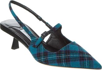 Jimmy Choo London Didi 45 Tartan Slingback Pump