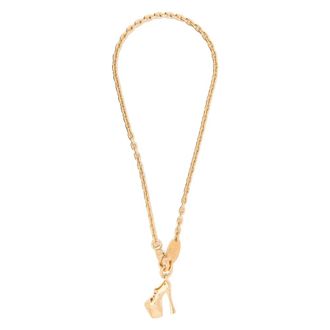 Vivienne Westwood Necklaces, female, Yellow, Size: ONE SIZE Golden Jewelry Collection