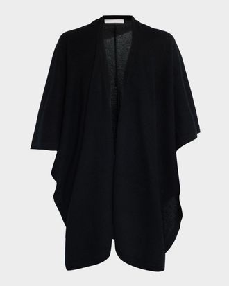 Neiman Marcus Cashmere Open-Front Cape