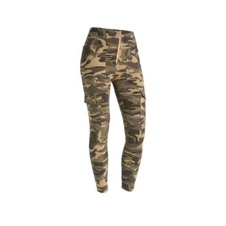 Freddy Pantaloni WR.UP stile cargo con vita alta in jersey camo
