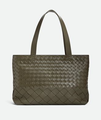 Bottega Veneta Small Intrecciato Zipped Tote - Bottega Veneta