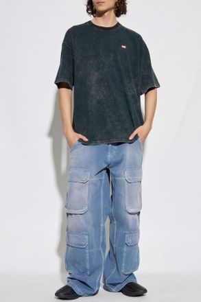 Diesel T-shirt T-BOXT-T4, Mens, Navy Blue