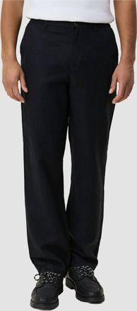 Les Deux Linen Comfort Suit Pants In Black