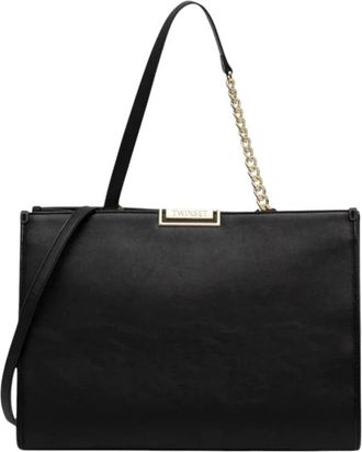 Twinset borse Ecopelle - Dames - Shoppers - Zwart - ONE Size - Tassen