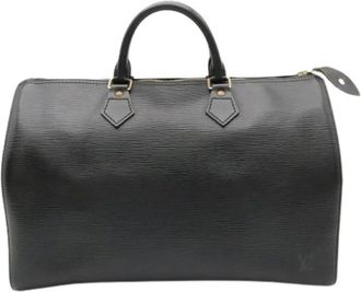 Louis Vuitton Pre-owned Boston Bag - Dames - Vintage Handtas - Zwart - ONE Size - Leer - Vintage