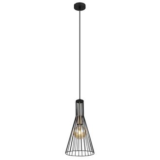 Globo Lighting L&aacute;mpara Colgante - Milli - Negro - Metal - &Oslash; 20cm - E27