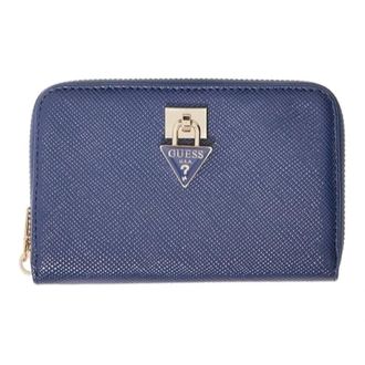 Guess Laurel Mini Wallet - Dames - Portefeuilles - Blauw - ONE Size - Accessoires