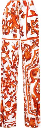 Dolce & Gabbana Pantaloni Dritti Majolica