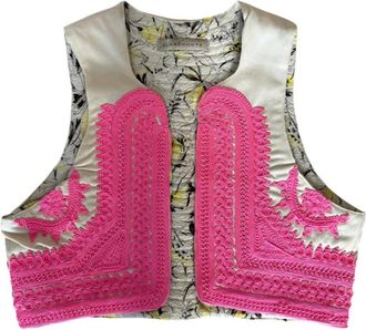 Claramonte Moldavian Gilet - Dames - Gillet - Veelkleurig - M - Katoen - Kostuums