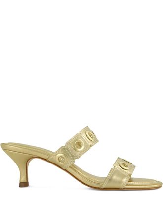 Bernardo 55 mm Patra sandalen met twee bandjes en ringlets - Goud