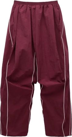 pushBUTTON Pantaloni sportivi con pieghe - Rosso