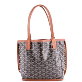 Goyard Anjou Reversible Tote Coated Canvas Mini