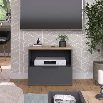 Vicco Mobile tv Wido, Antracite/Sonoma, 60 x 50 cm con cassetto, Vicco