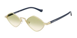 Emporio Armani EA2182 30028E Mens Sunglasses Gold Size 50