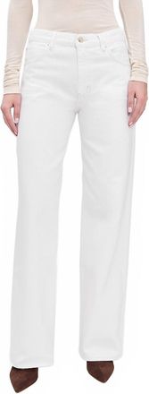 Frame Denim The Stroll Mid-Rise Jean In Au Natural Clean