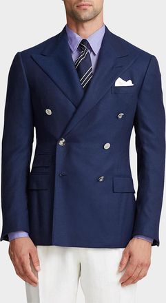 Ralph Lauren Purple Label Mens Ralph Handmade Double-Breasted Cashmere Blazer