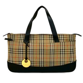 Burberry Tweedelige Haymarket Check Canvas Tote