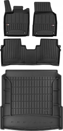 OEM Set Alfombrillas De Goma 3d Vw Id.7 Desde 2023
