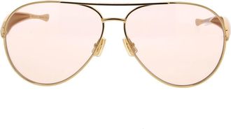 Bottega Veneta Bv 1305S Zonnebril - unisex - Zonnebrillen - Roze - ONE Size - Accessoires