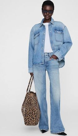 Anine Bing Hugh Jean in Baltic Blue at Nordstrom, Size 26
