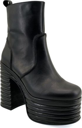Zigi Soho Argelia Waterproof Platform Bootie in Black at Nordstrom, Size 10