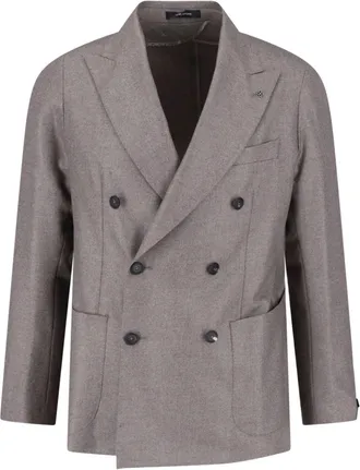 Tagliatore Blazer Doppiopetto In Lana Vergine