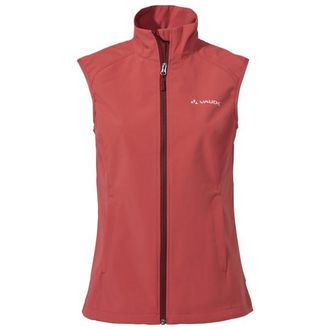 Vaude Hurricane Vest III Softshellgilet f&uuml;r Damen | rot