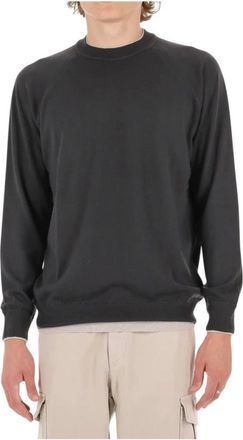 Eleventy Jersey de cuello redondo - Knitwear - Hombre - Gris - XL