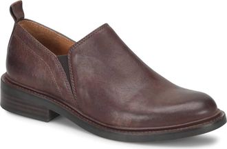 S&ouml;fft Womens Naisbury Leather Slip-On In Cocoa Brown