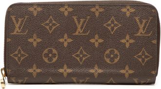 Louis Vuitton Brown Pvc Leather Long Wallet (Bi-Fold) (Pre-Owned)