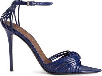 Giuseppe Zanotti Sandali Intriigo Knot 105mm - Blu